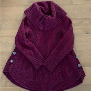 Cowl neck sweater- Anthropologie, Size M
